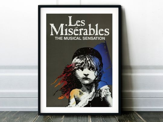 Discover Les Misrables Musical Print Poster