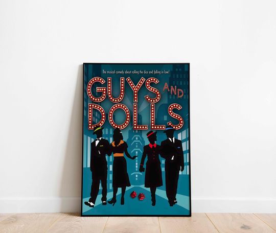 Discover Guys & Dolls Musical Theatre Print Poster