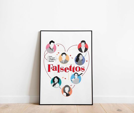 Discover Falsettos Musical Theatre Print Poster