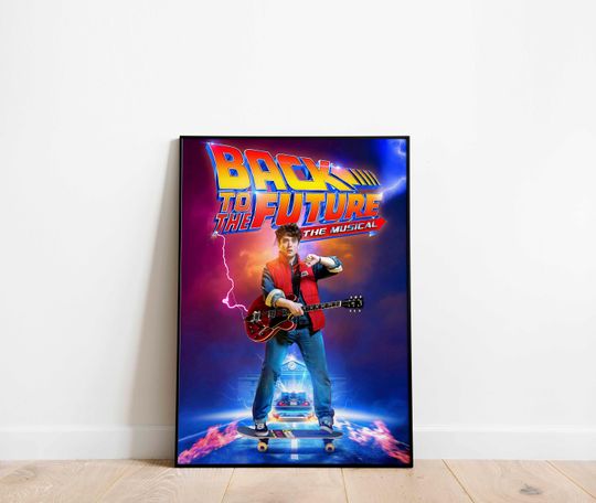Back to the Future Musical Theatre Poster