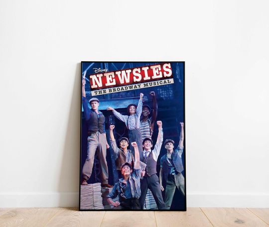 Discover Newsies Musical Theatre Print Poster