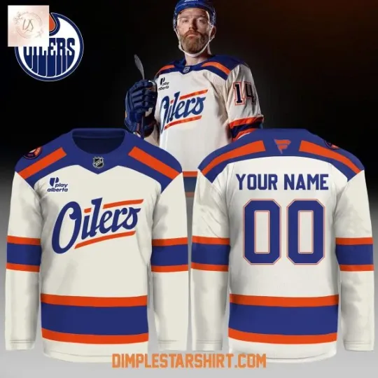 Discover Custom Edmonton Oiler New Season Uniform 2025 2026 Hockey Jersey S-5XL