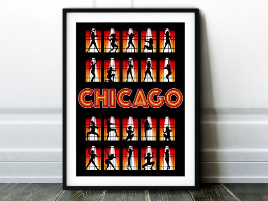 Discover Chicago Musical Print Poster