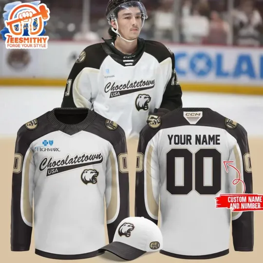 Discover Custom Hershey Bear Chocolatetown 2025 Limited Edition Men’s Hockey Jersey