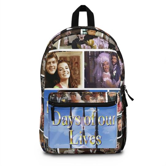 Discover Days of Our Lives Backpack, Retro TV Book Bag, Soap Opera Lover Gift