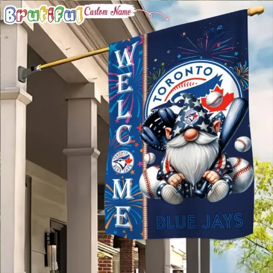 Discover Personalized Toronto-Team Blue-Jay 4th Of July  Flag, Happy 4th July Flag
