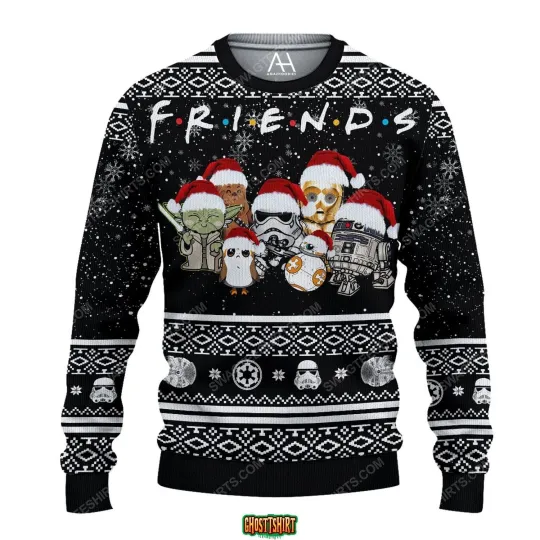 Discover Friends Star War Ugly Knitted Christmas Sweater