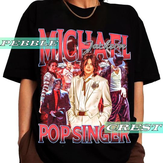 Discover Michael Jackson Vintage Bootleg Shirt, Michael Jackson Tour Tee, Michael Jackson Concert Merch For Fan, Michael Jackson Graphic Clothing