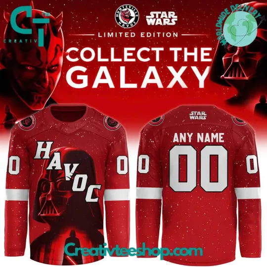 Discover Custom Huntsville Havoc1 x Star Wars Special Edition Hockey Jersey