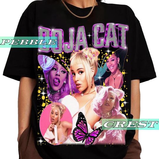 Discover Doja Cat Bootleg Shirt, Doja Cat Tour Tee, Doja Cat Concert Merch For Fan, Doja Cat Unisex Graphic Clothing, Doja Cat Music Fan Shirt