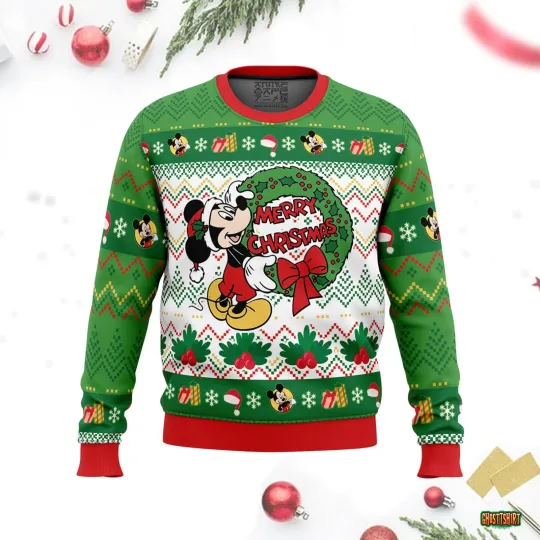 Discover Merry Christmas Mickey Mouse Disney Ugly Christmas Sweater