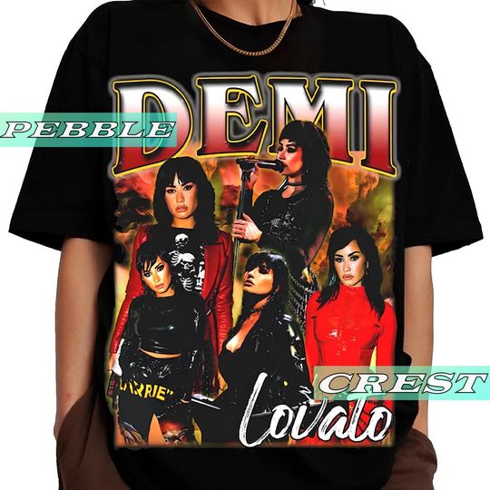Discover Demi Lovato Vintage Bootleg Shirt, Demi Lovato Tour Tee, Demi Lovato Concert Merch For Fan, Demi Lovato Unisex Graphic Clothing