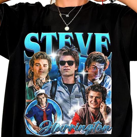 Discover Steve Harrington Bootleg T-Shirt, Steve Harrington Babysitter Shirt, Steve Harrington Scoops Ahoy Shirt, Joe Kerry Tee, Movie Tv Serie Shirt