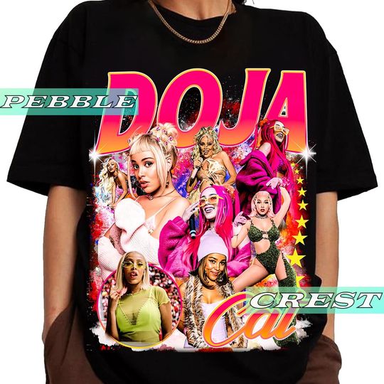 Discover Doja Cat Bootleg Shirt, Doja Cat Tour Tee, Doja Cat Concert Merch For Fan, Doja Cat Unisex Graphic Clothing, Doja Cat Music Fan Shirt