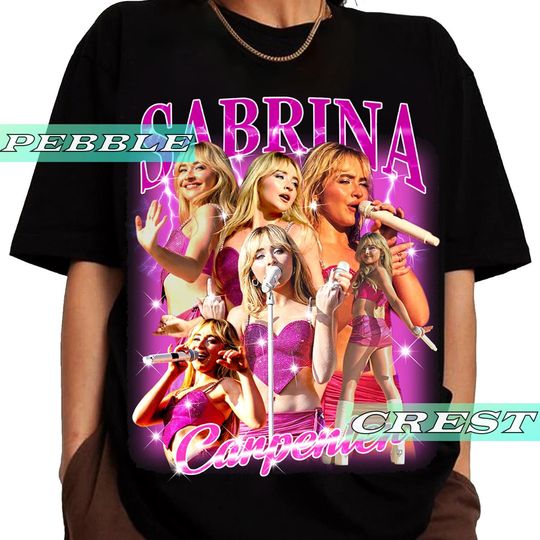 Discover Sabrina Carpenter Vintage Bootleg Shirt, Sabrina Carpenter Tour Tee, Sabrina Carpenter Concert Merch For Fan, Sabrina Graphic Clothing