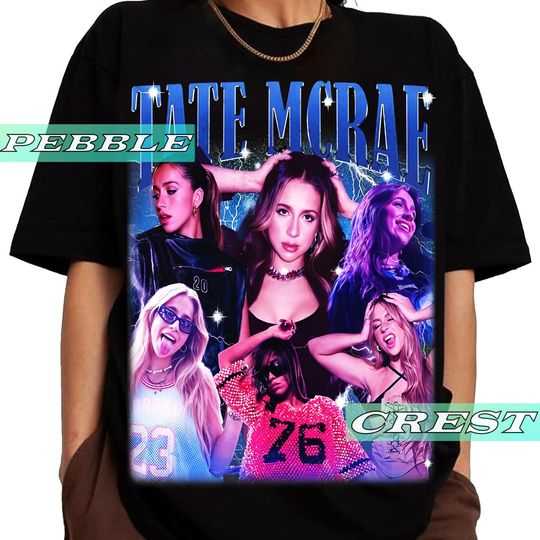 Tate Mcrae Vintage Bootleg Shirt, Tate Mcrae Tour Tee, Tate Mcrae Concert Merch For Fan, Tate Mcrae Unisex Graphic Clothing