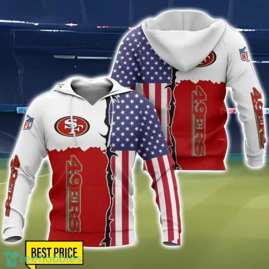 Discover San Francisco Football Team 49erss 3D Hoodie, Unisex Adults S-5XL