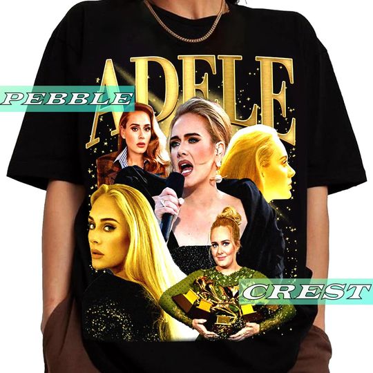 Discover Adele Vintage Bootleg Shirt, Adele Tour Tee, Adele Concert Merch For Fan, Adele Unisex Graphic Clothing, Adele Pop Music T-Shirt
