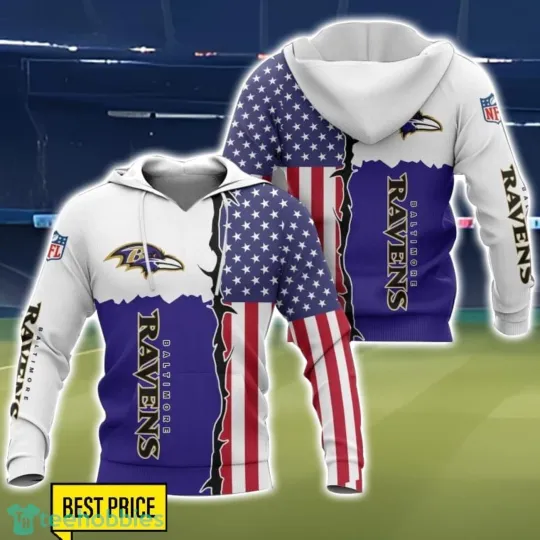 Discover Baltimore Football Team Ravenss 3D Hoodie
