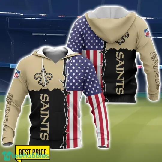 Discover New Orleans Football Team Saintss 3D Hoodie