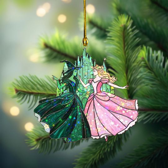 Discover Wicked Changed For Good Acrylic Ornament, Emerald City Oz Theater Lovers Gift