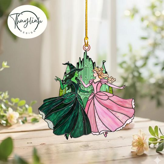 Discover Wicked Ornament 2025, Defying Gravity Emerald Castle Ornament, Broadway Musical Christmas Decoration, Christmas Ornament