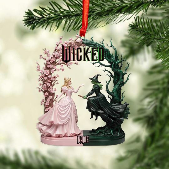 Discover Wicked Ornament 2025, Defying Gravity Emerald Castle Ornament, Changed For Good Christmas Decoration, Christmas Ornament, Wicked Fan Gifts