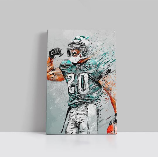 Discover Brian Dawkins Canvas Philadelphia Eagles Poster Football Wall Art football Player Canvas Print Sports Home Decor S34 Christmas Gift