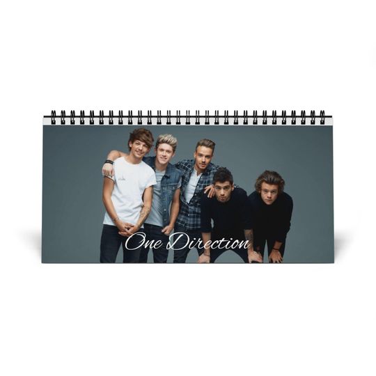 One Direction 2026 Desk Calendar, Fan Art, Music Lover Gift, Monthly Planner