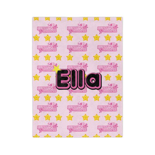 Dress to Impress Roblox Plush Fleece Blanket