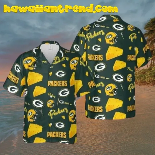 Discover Green Bay Football Team Packerss Hawaiian Shirt Button Down Unisex Adults S-5XL