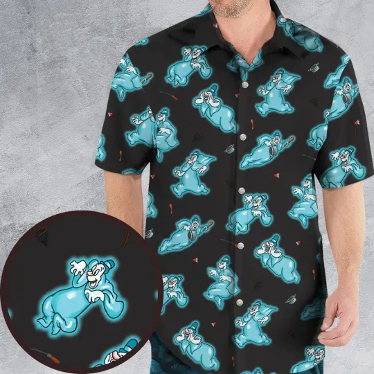 Discover Animated Cartoon Lonesome Ghosts Hawaiian Shirt