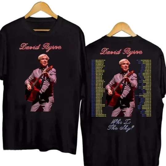 David Byrne who is the sky tour date 2025 2026 T-Shirt