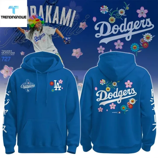 La Dodgers Takashi Murakami World Series Champions 2025 Hoodie 3D Christmas