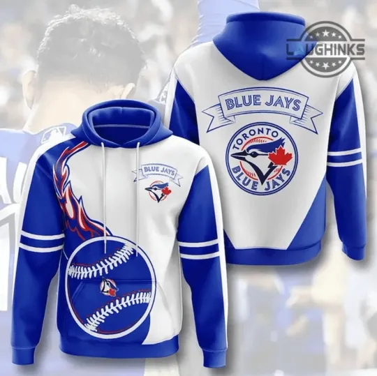 Discover Blue Jay Hoodie All Over Printed Blue Jays 3D Hoodie