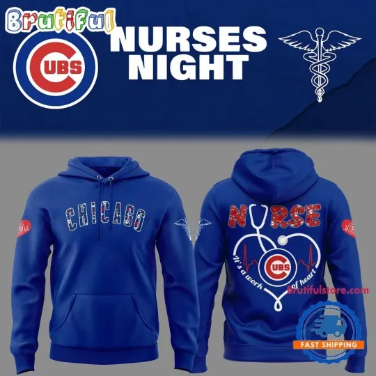 Discover Chicaago Cub NURSES NIGHT 2025 3D Hoodie All Size