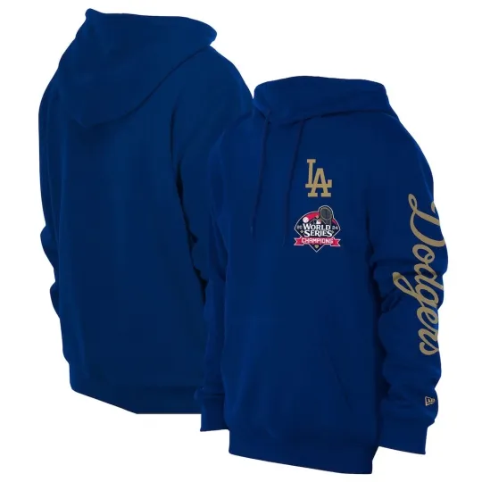 Discover Dodgers Royal 2025 Gold Collection Pullover Hoodie 3D Reprint