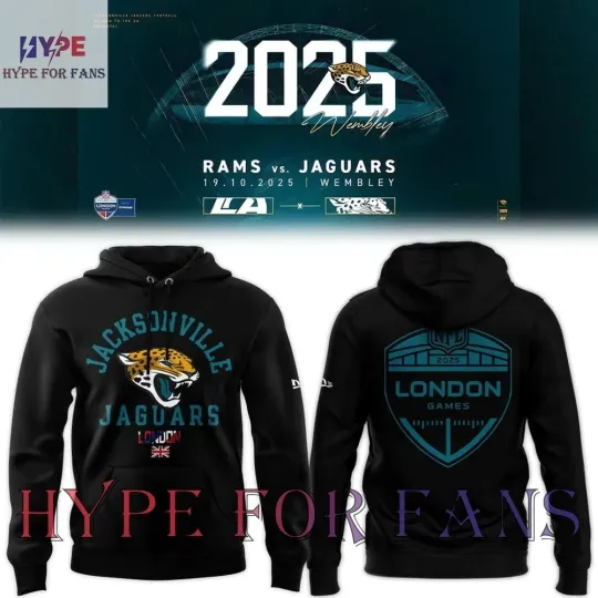 Discover Jaguars football London Game 2025 Special Hoodie 3D All Size