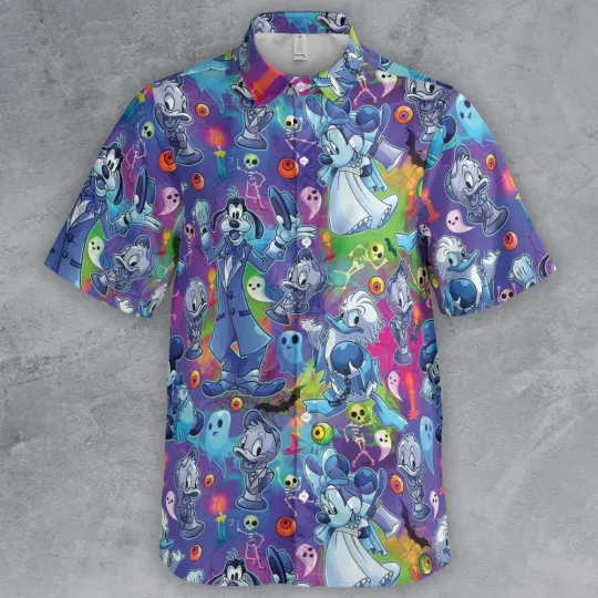 Halloween Mood Haunted Mansion Hawaiian Shirt