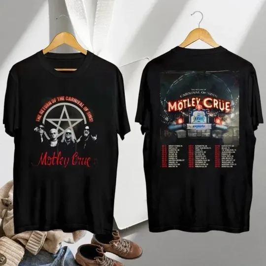 Discover Mötley Crüe Announces 2026 North American Tour T-Shirt