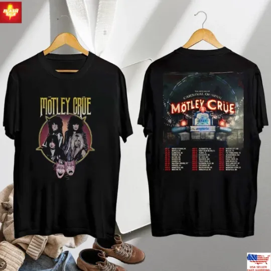 Discover New Arrival Motley Crue Carnival of Sins Tour 2026 Shirt