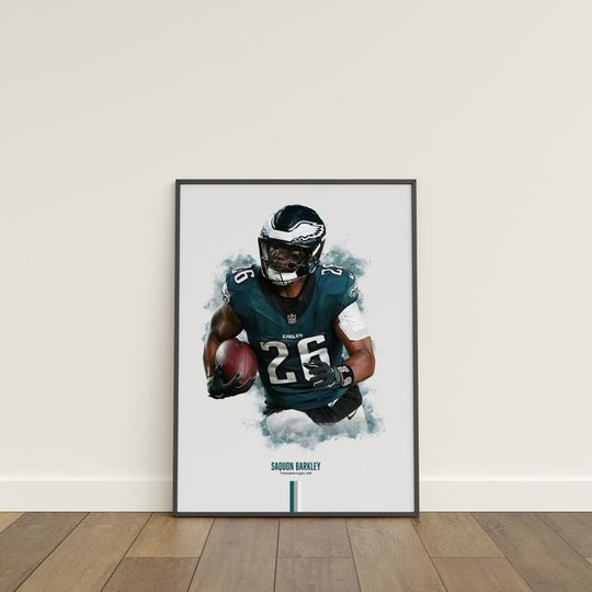 Saquon Barkley Philadelphia Eagles Poster: football Football Wall Art