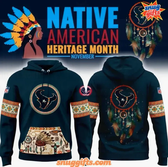 Houston Texan 2025 Native American Heritage Month Special 3D Hoodie