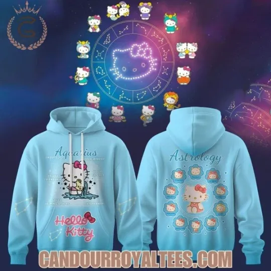 Discover Aquarius Dreamer Hello Kitty Edition 3D Hoodie
