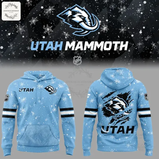 Discover Utah Mammoth Uniform New 2025 3D Hoodie