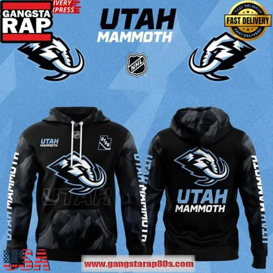 Utah Mammoth NHL New Logo 2025 Unisex 3D Hoodie Collection