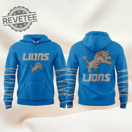 Discover Detroit Li0ns Mummy Mode 2025 Hoodie 3D Men Women
