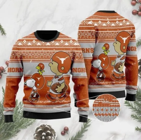 Discover Texas Longhorns Christmas For Fans Ugly Christmas Sweater