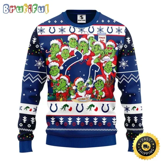 Discover Indianapolis Colts Christmas Ugly Sweater