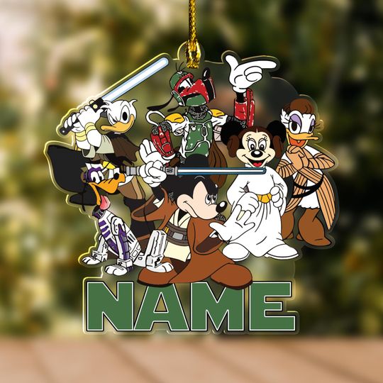 Discover Personalized Disney Star Wars Hologram Ornament
